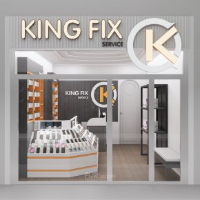 Design, manufacture and install shops: King Fix Shop, Mueang District, Bueng Kan Province